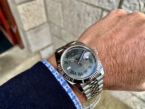 rolex datejust ii jubilee wimbledon|rolex datejust wimbledon dial review.